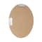 Head West Oval Brushed Gold Metal Framed Bathroom Mirror - 30" x 23"